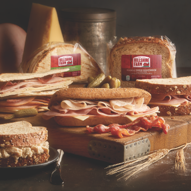 Image of packaged sandwiches. 