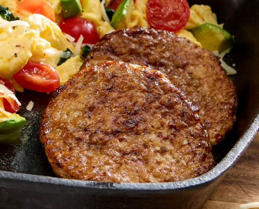Jimmy Dean® Chicken Breakfast Patty 1.5 oz. in restaurant setting