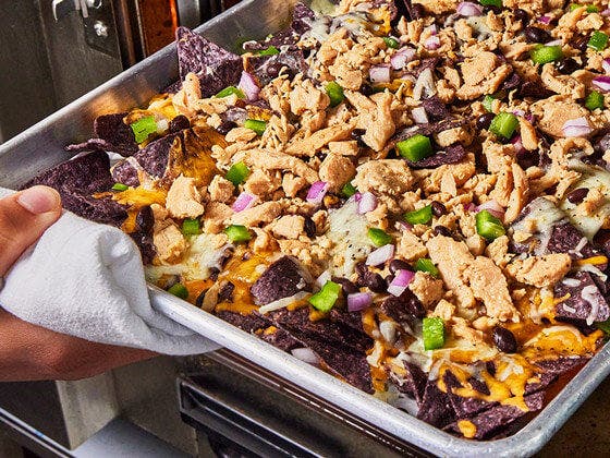 Image of Chicken Nachos.