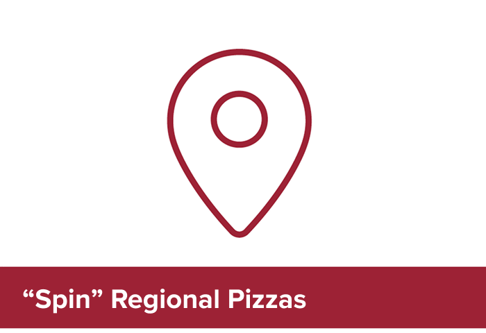"Spin" Regional Pizzas