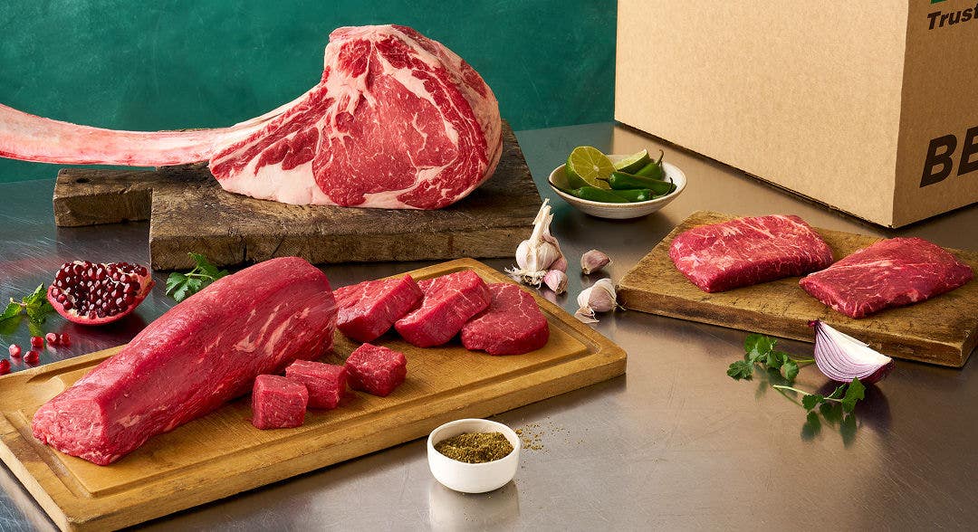 variety of top-tier ibp Trusted Excellence® brand beef products