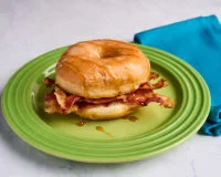 Apple Fritter Bacon Bliss Breakfast Sandwich Recipe