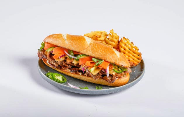 Thai BBQ inspired Cheesesteak