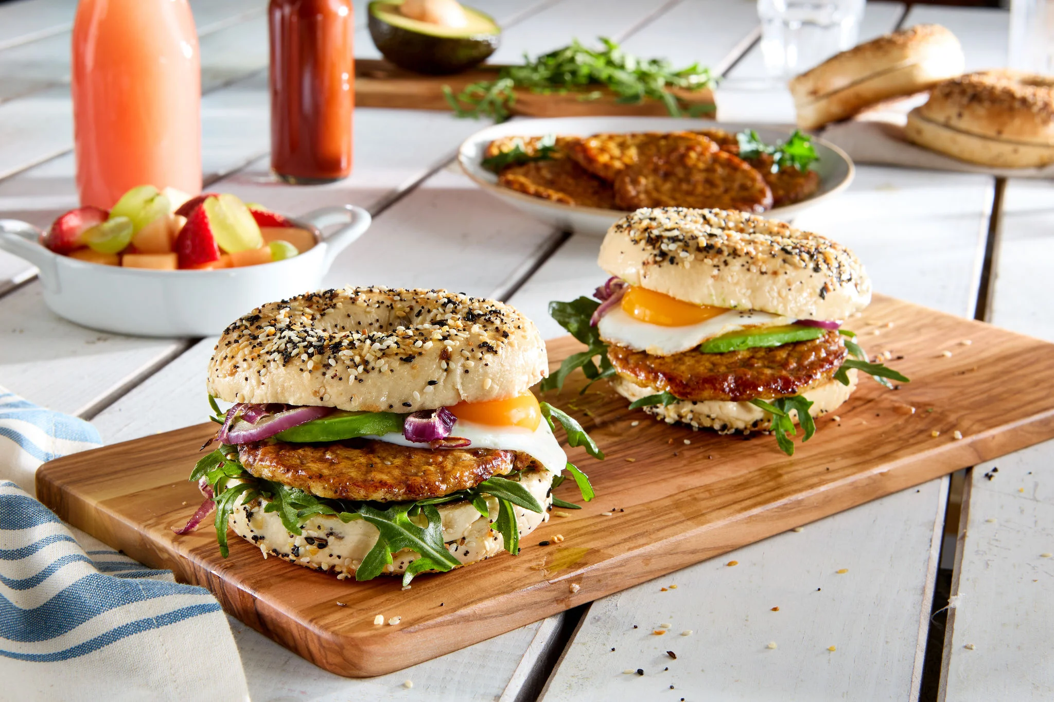 Everything Bagel Sausage Sandwich Recipe