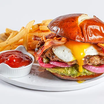 Le Neuvo Normal'd Burger & fries