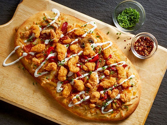 Chicken Bacon and Ranch Flatbread