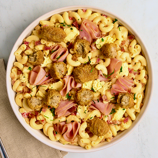 Breakfast mac attack bowl