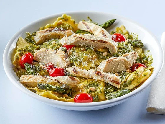Chicken Ravioli with Pesto Recipe