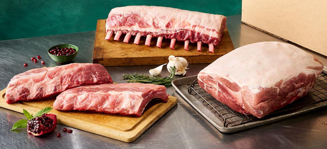 variety of ibp Trusted Excellence® brand pork products