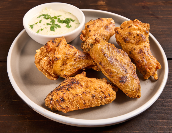 Unbreaded Flame Grilled Bone-In Chicken Wing Sections