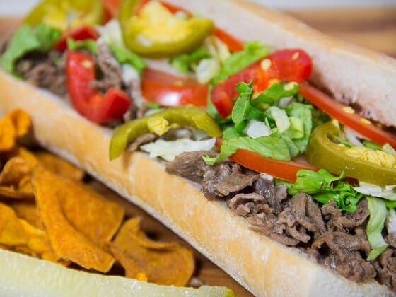 Image of Cheesesteak Hoagie Recipe.