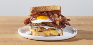 Lumberjack Stack Breakfast Sandwich Recipe