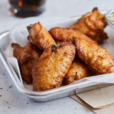 Tyson® Fully Cooked Unbreaded Oven Roasted Bone-In Chicken Wing Sections, Medium 