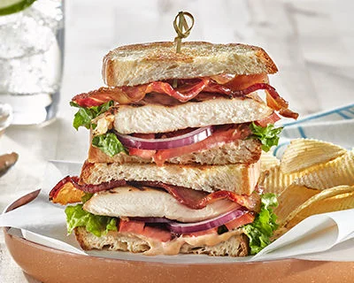 Grilled Chicken Club Sandwich Recipe