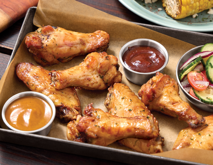 Unbreaded Naturally Smoked Bone-In Chicken Wing Sections
