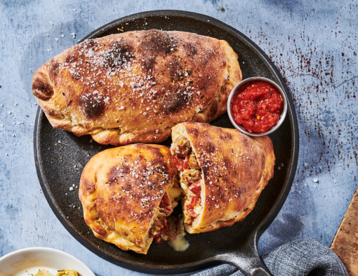 Double Meat Calzone Recipe