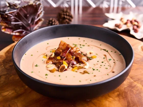 Bacon Hazelnut Soup Recipe