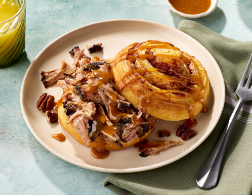 Sticky Pork Caramel Bun