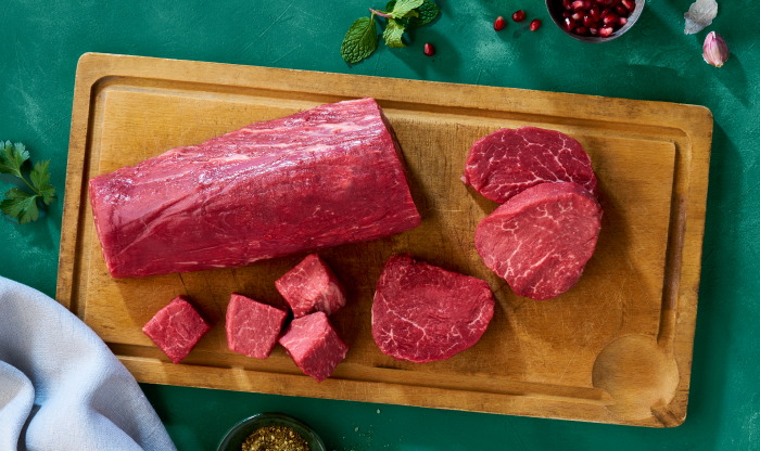 Cut steak Raw