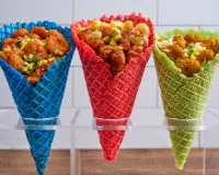 Crispy Chicken and Waffle Cone Flight Recipe