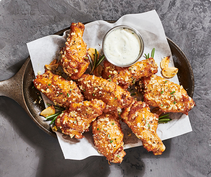 Garlic Parmesan Wings