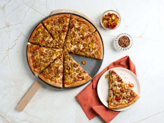 Fiery Arrabbiata Sausage and Peppers Pizza Recipe
