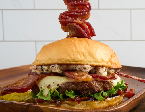 Big-Big Bacon Burger Recipe