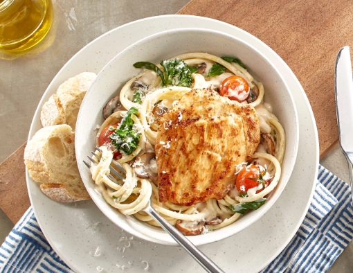 Creamy Garlic Chicken Pasta Recipe