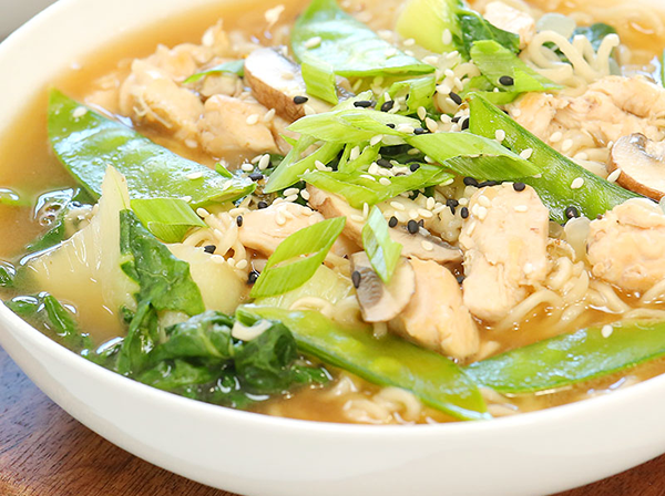 Diced Chicken Ramen Bowl Recipe