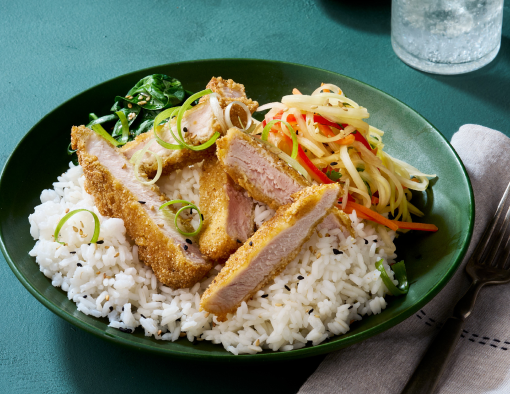 Filipino Pinipig Pork Bowl Recipe