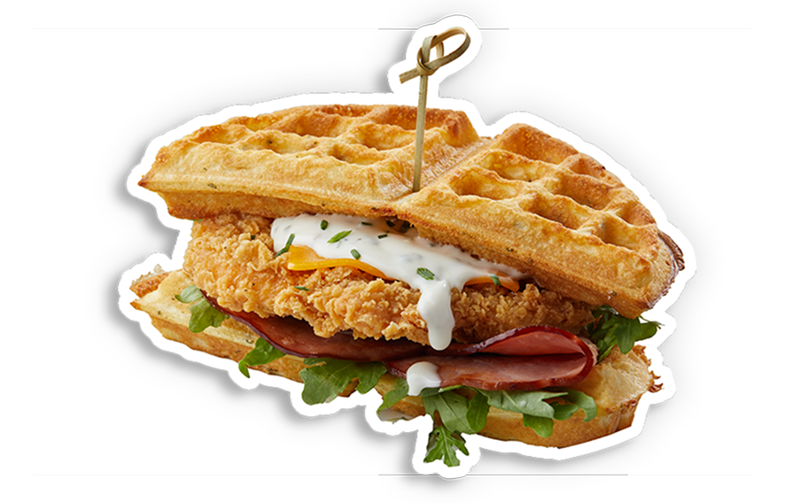Chicken Waffle Sandwich