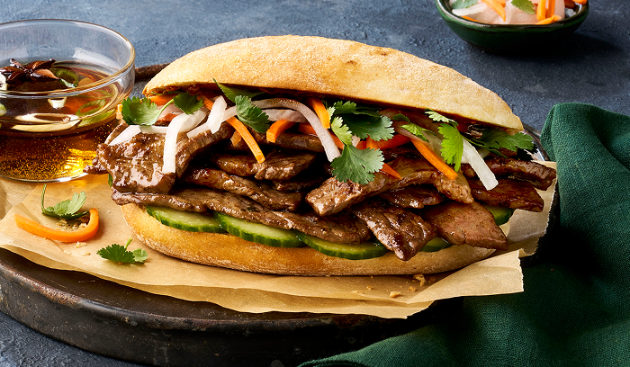 Beef Pho-Rench Dip Sandwich