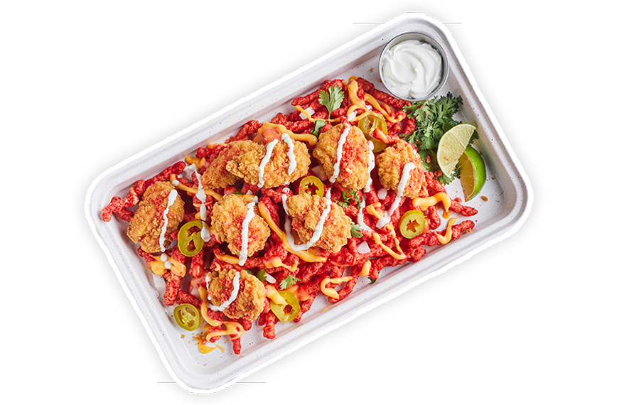 Loaded Spicy Cheesy Boneless Wings