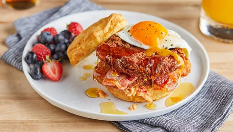 Spicy Breakfast Chicken Sandwich Recipe