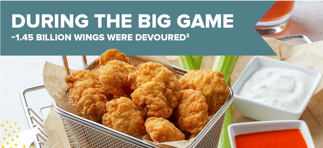 During the big game 2.5million pizzas were baked and delivered
