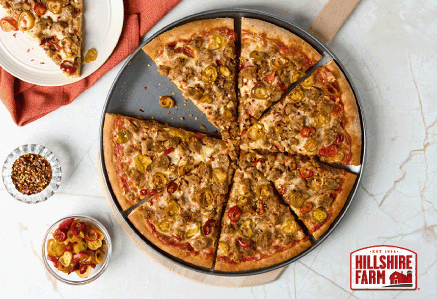 Fiery Arrabbiata Sausage and Peppers Pizza