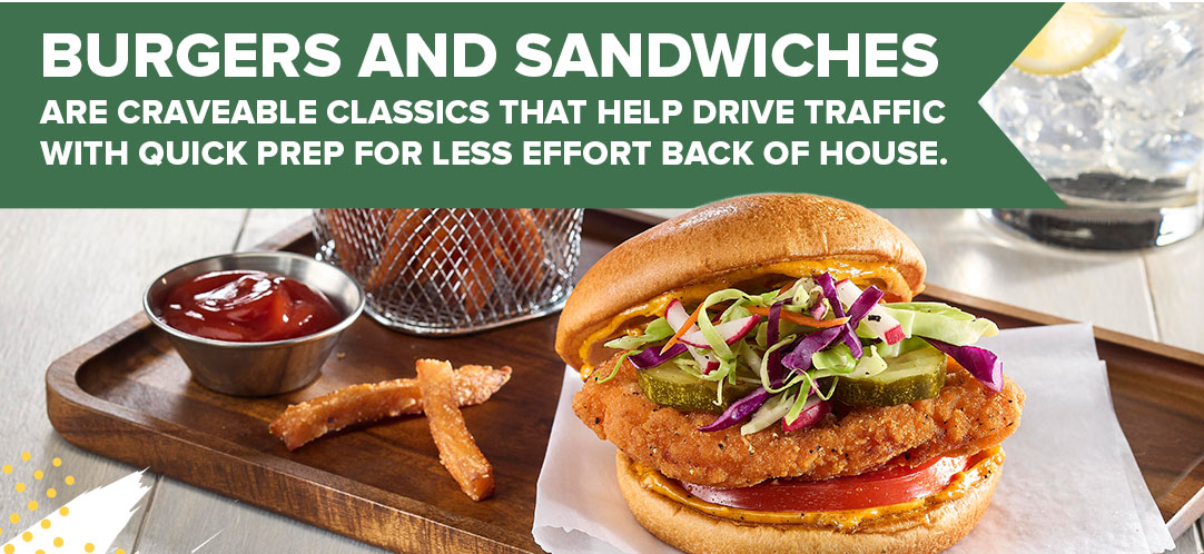 Burgers and Sandwiches