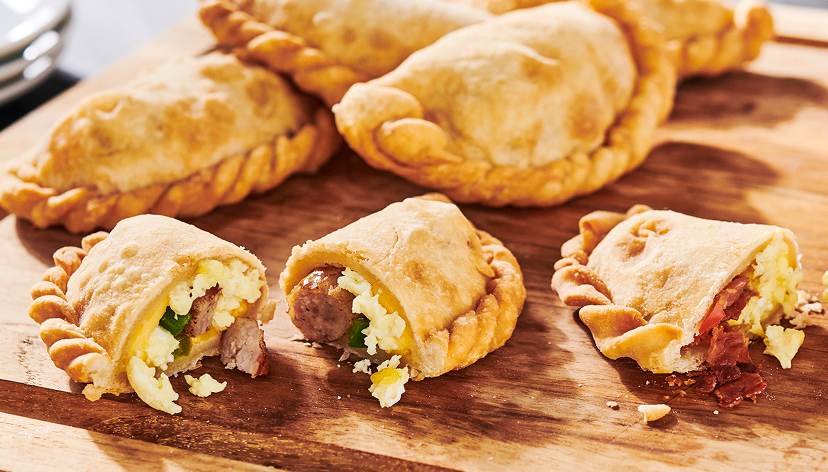 Sausage and egg filled