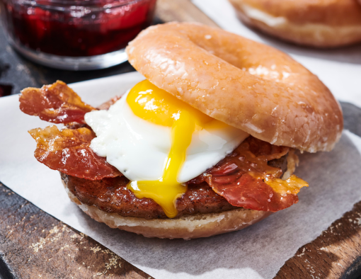 Donut Breakfast Sandwich Recipe