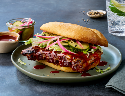 Gochujang Bulgogi Pork Rib Sandwich