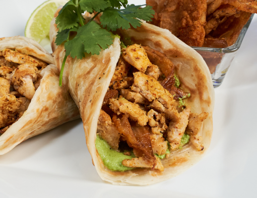 Chicken Philly Paratha Rolls Recipe