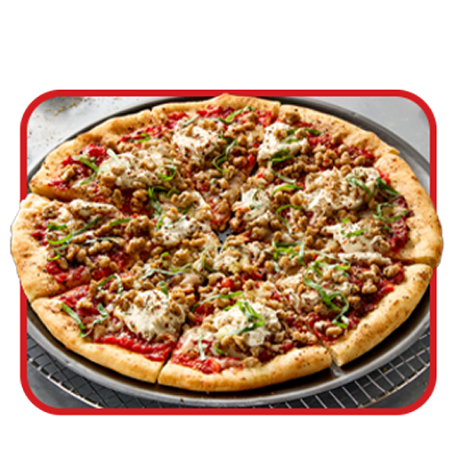 Sausage Ricotta Pizza featuring Hillshire Farm® Old World Specialty Italian Style Sausage