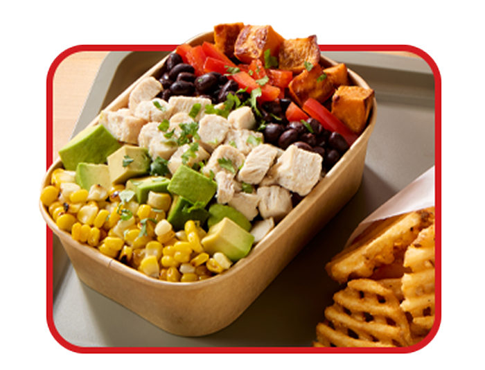 Southwest Chicken and Sweet Potato Bowl