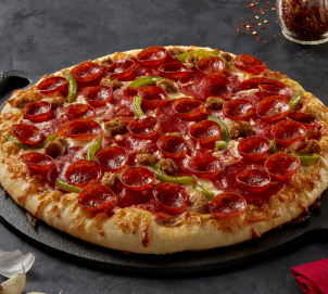 Artisanal Meaty Trio Pizza Recipe