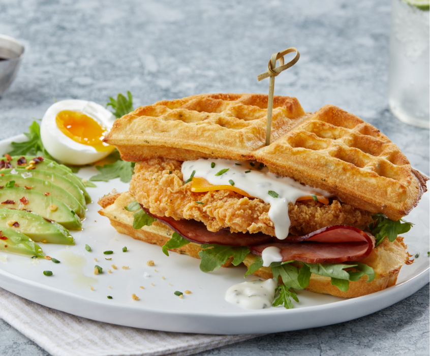 Chicken Waffle Sandwich