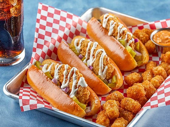 Crispy Chicken Tender Dogs Recipe
