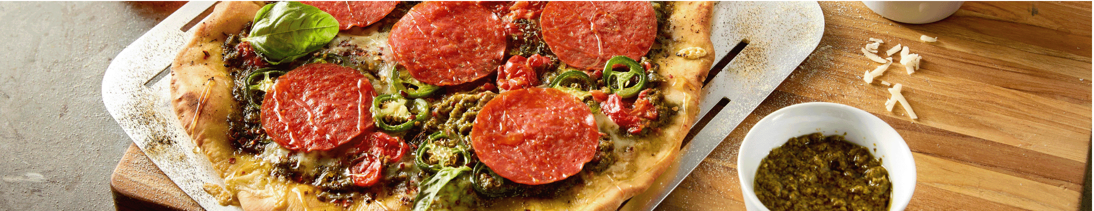 Pepperoni Jalapeno pizza