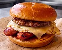 Meat Lovers Brunch Sandwich Recipe