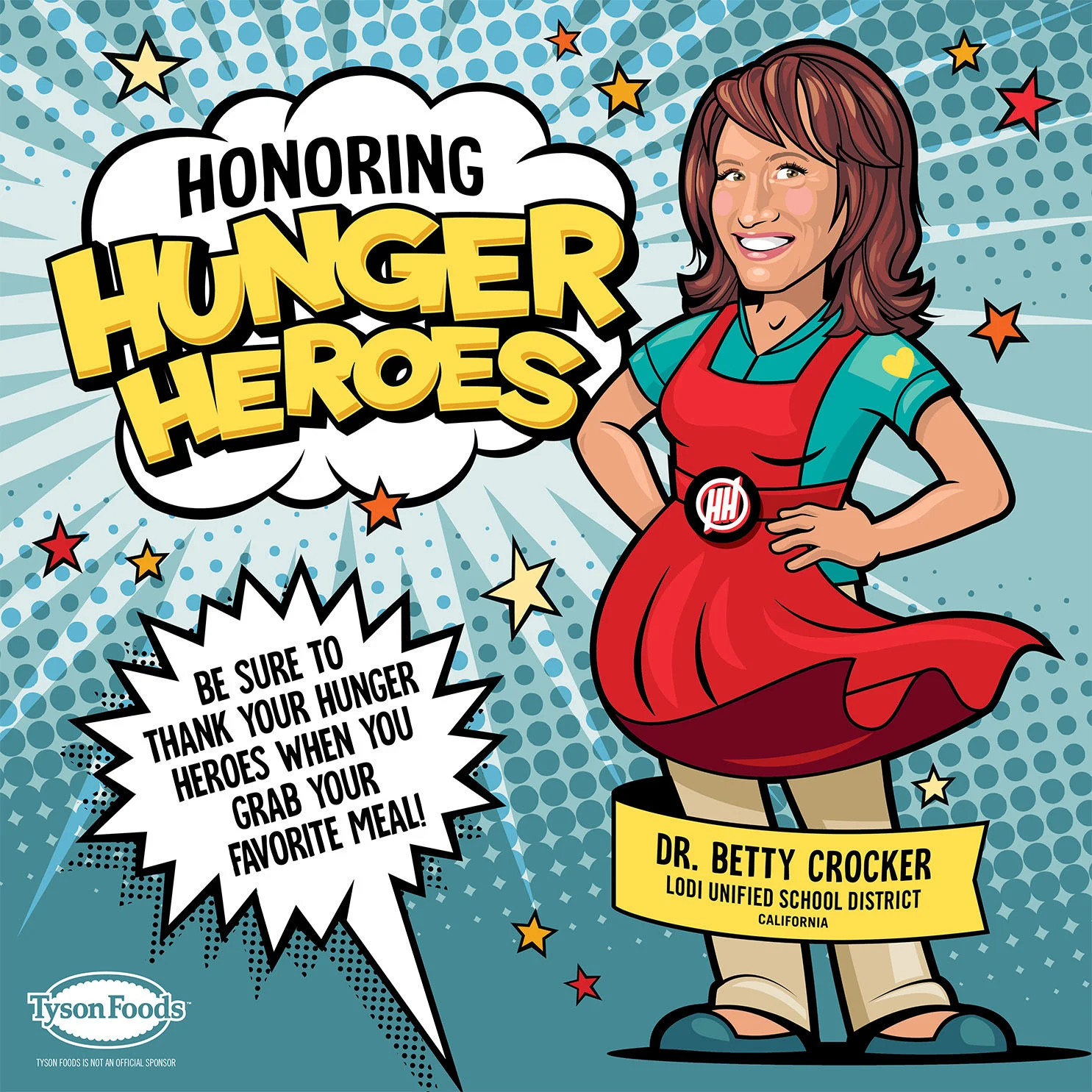 Animated image of Dr. Betty Crocker