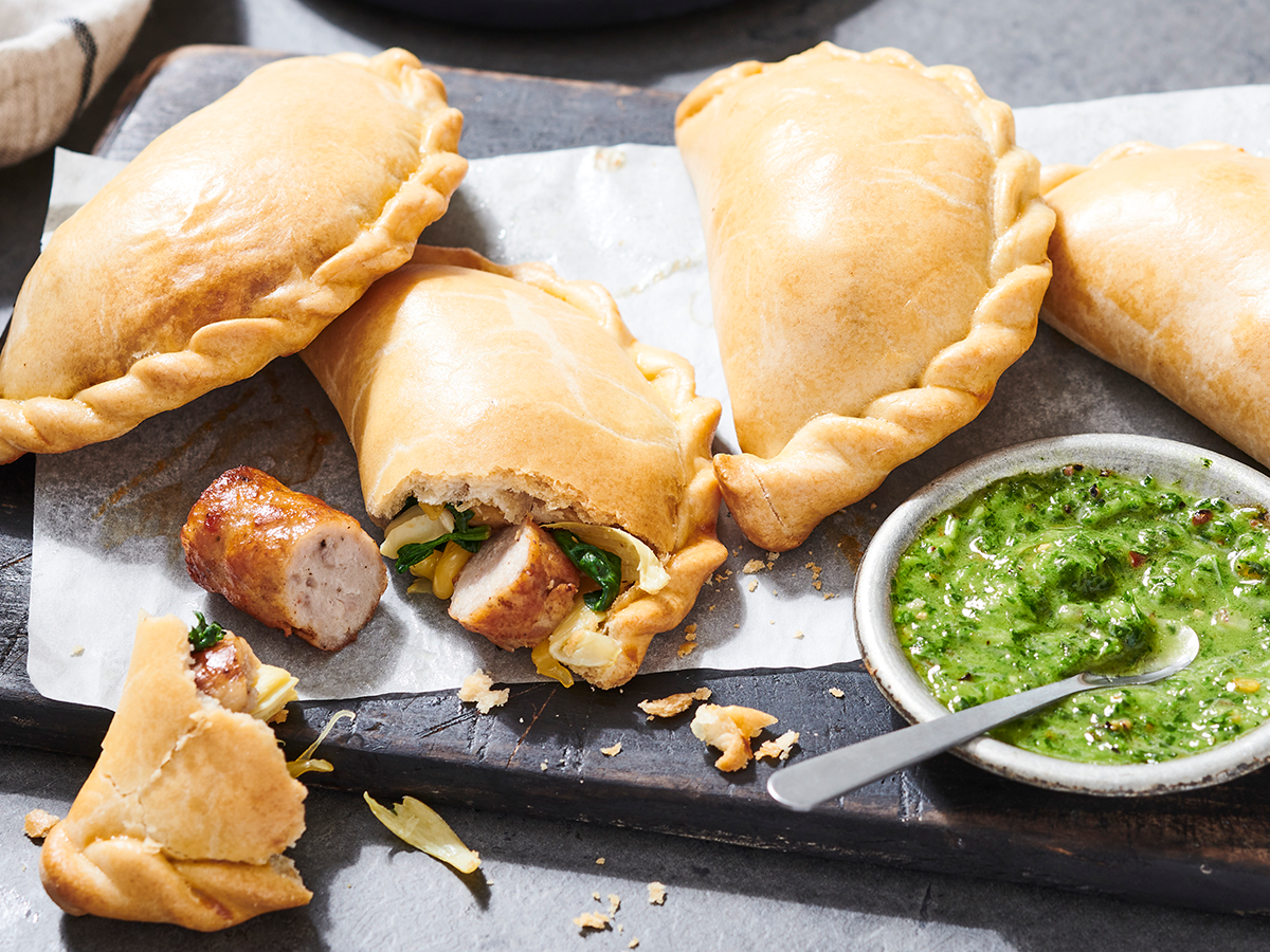 How to make Breakfast Empanadas Featuring Jimmy Dean® Fully Cooked Pork Sausage Links.
